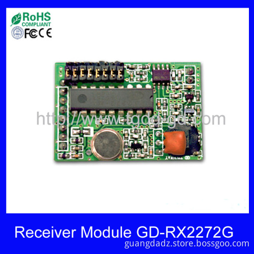 RF Ask Wireless Receiver Module (GD-RX-2272G Fixed Code)